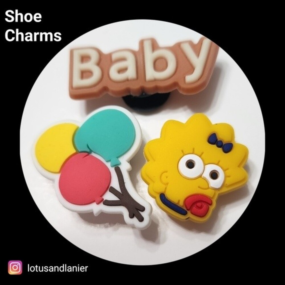 Shoe Charms"Simpsons" Shoe Charms Set of 3